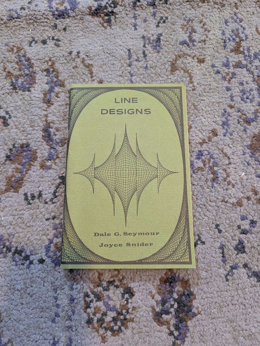 LINE DESIGNS Vintage 1968 Paperback Book Pamphlet Dale G. Seymour, Joyce Snider
